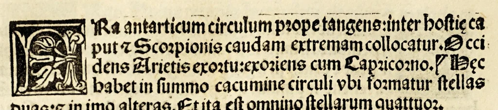 An illustration from Higinius de stellis, 1513, leaf 82