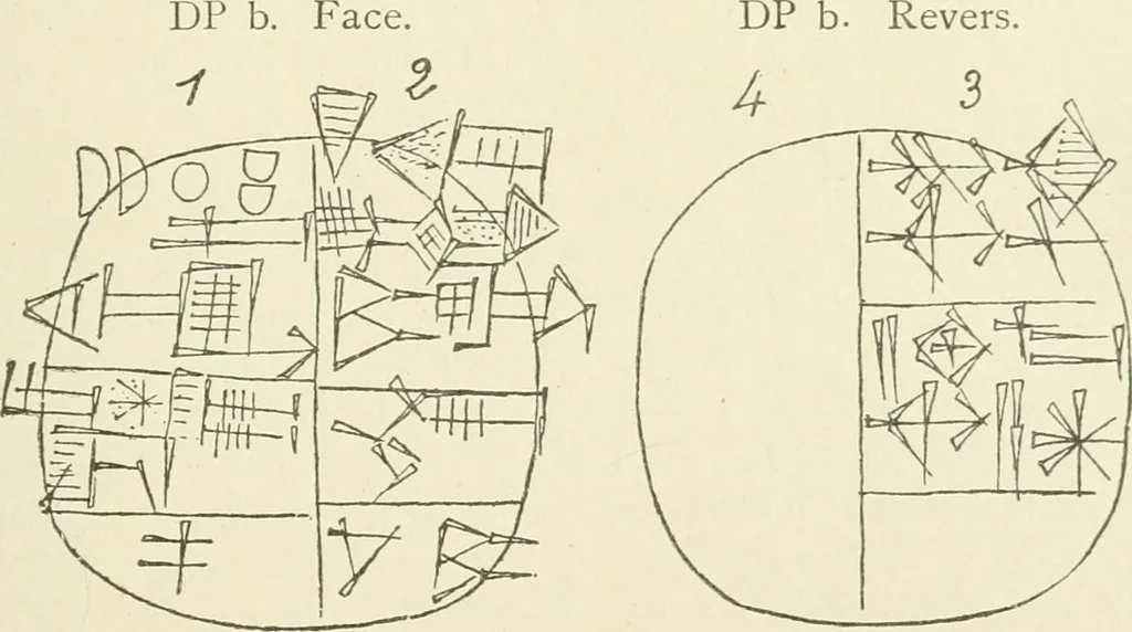 An illustration from Hilprecht anniversary volume. Studies in Assyriology and archaeology dedicated to Hermann V. Hilprecht upon the twenty-fifth anniversary of his doctorate and his fiftieth birthday (July 28), 1909, leaf 175