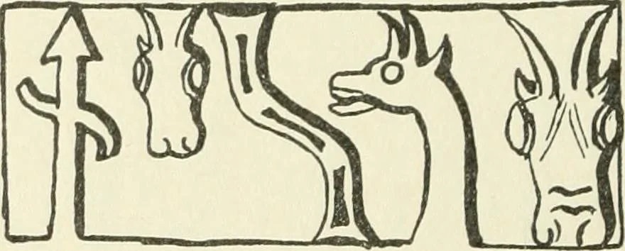An illustration from Hilprecht anniversary volume. Studies in Assyriology and archaeology dedicated to Hermann V. Hilprecht upon the twenty-fifth anniversary of his doctorate and his fiftieth birthday (July 28), 1909, leaf 340