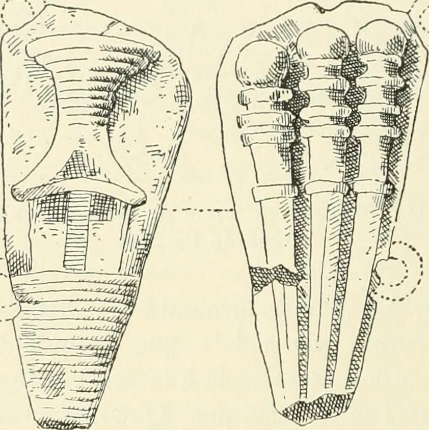An illustration from Hilprecht anniversary volume. Studies in Assyriology and archaeology dedicated to Hermann V. Hilprecht upon the twenty-fifth anniversary of his doctorate and his fiftieth birthday (July 28), 1909, leaf 412