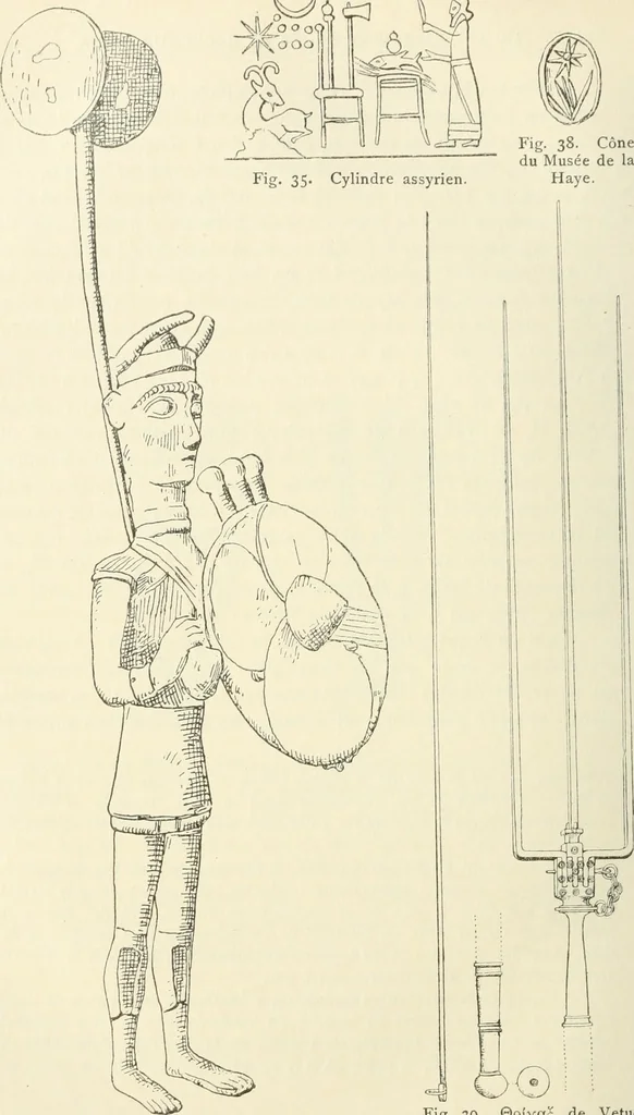 An illustration from Hilprecht anniversary volume. Studies in Assyriology and archaeology dedicated to Hermann V. Hilprecht upon the twenty-fifth anniversary of his doctorate and his fiftieth birthday (July 28), 1909, leaf 414