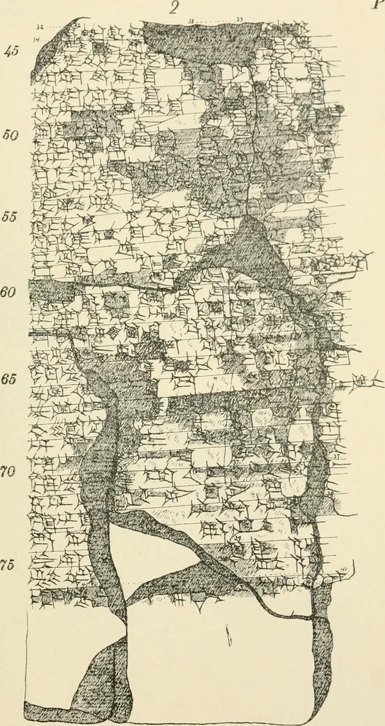 An illustration from Hilprecht anniversary volume. Studies in Assyriology and archaeology dedicated to Hermann V. Hilprecht upon the twenty-fifth anniversary of his doctorate and his fiftieth birthday (July 28), 1909, leaf 569