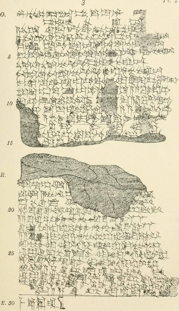 An illustration from Hilprecht anniversary volume. Studies in Assyriology and archaeology dedicated to Hermann V. Hilprecht upon the twenty-fifth anniversary of his doctorate and his fiftieth birthday (July 28), 1909, leaf 571