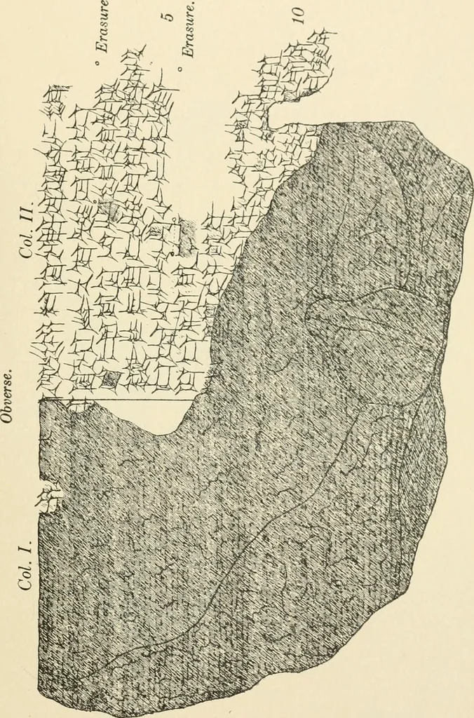 An illustration from Hilprecht anniversary volume. Studies in Assyriology and archaeology dedicated to Hermann V. Hilprecht upon the twenty-fifth anniversary of his doctorate and his fiftieth birthday (July 28), 1909, leaf 599