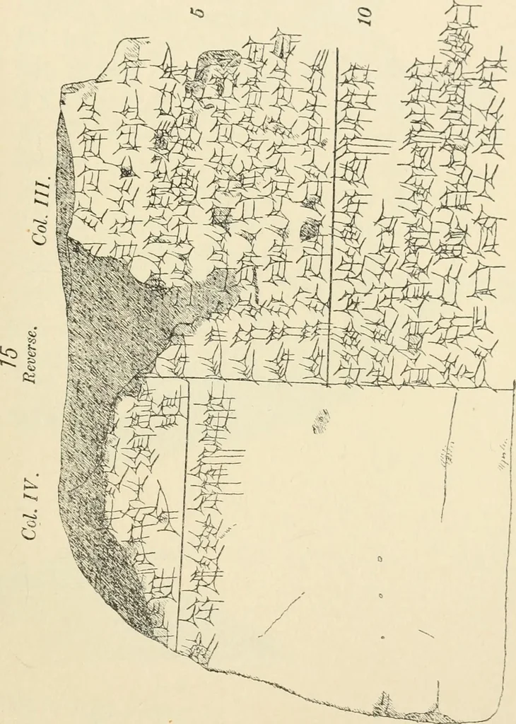 An illustration from Hilprecht anniversary volume. Studies in Assyriology and archaeology dedicated to Hermann V. Hilprecht upon the twenty-fifth anniversary of his doctorate and his fiftieth birthday (July 28), 1909, leaf 601