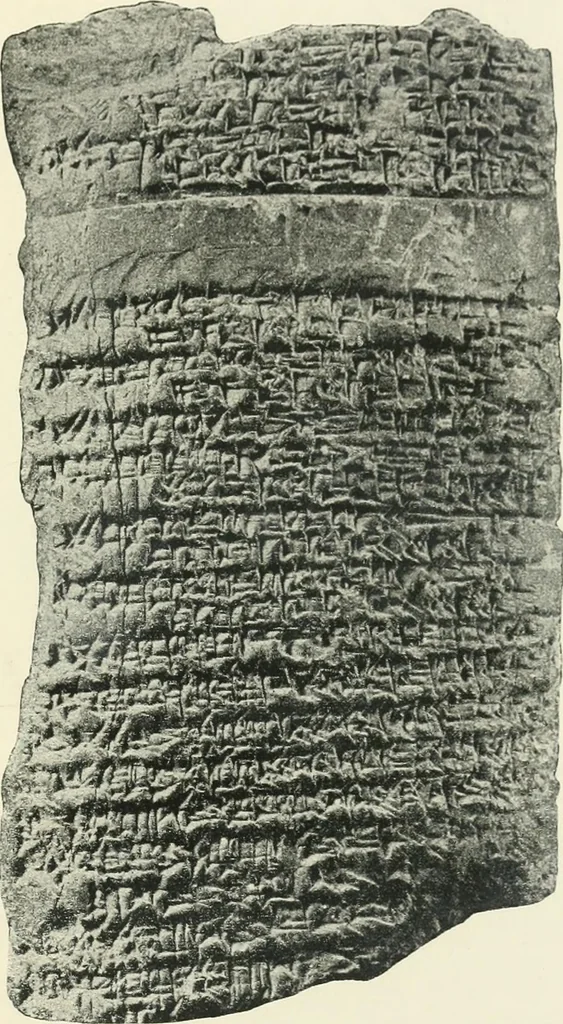 An illustration from Hilprecht anniversary volume. Studies in Assyriology and archaeology dedicated to Hermann V. Hilprecht upon the twenty-fifth anniversary of his doctorate and his fiftieth birthday (July 28), 1909, leaf 651