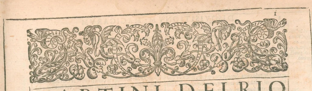 An illustration from Disquisitionum magicarum libri sex. Quibus continetur accurata curiosarum artium, & vanarum superstitionum confutatio; utilis theologis, iuris consultis, medicis, philologis / auctore Martino Del Rio Societatis Jesu ... Prodit opus ultimis curis longe auctius. Et castigatius, 1608, leaf 23