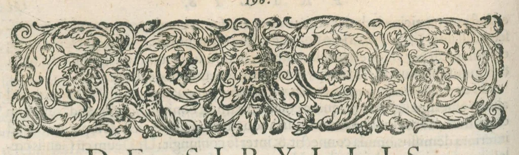 An illustration from Tractatus posthumus Jani Jacobi Boissardi Vesvuntini de divinatione et magicis præstigiis: quarum veritas ac vanitas solidè exponitur per descriptionem deorum fatidicorum qui olim responsa dederunt; eorundemque prophetarum, sacerdotum, Phoebadum, Sibyllarum et divinorum qui priscis temporibus celebres oraculis exstiterunt / Adjunctis simul omnium effigiebus, ab ipso autore ... delineatis ; jam ... æri incisis per Joh. Theodor. de Bry, 1611, leaf 234