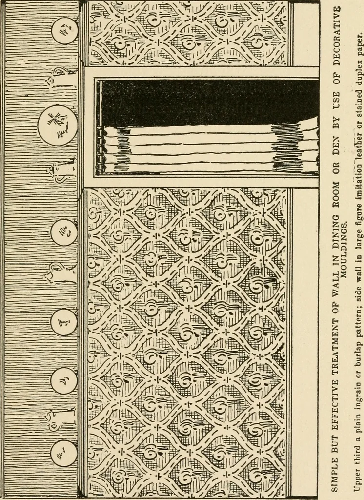 An illustration from Hints for painters, decoratores and paper hangers .., 1911, leaf 105