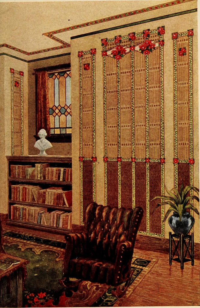 An illustration from Hints for painters, decoratores and paper hangers .., 1911, leaf 95
