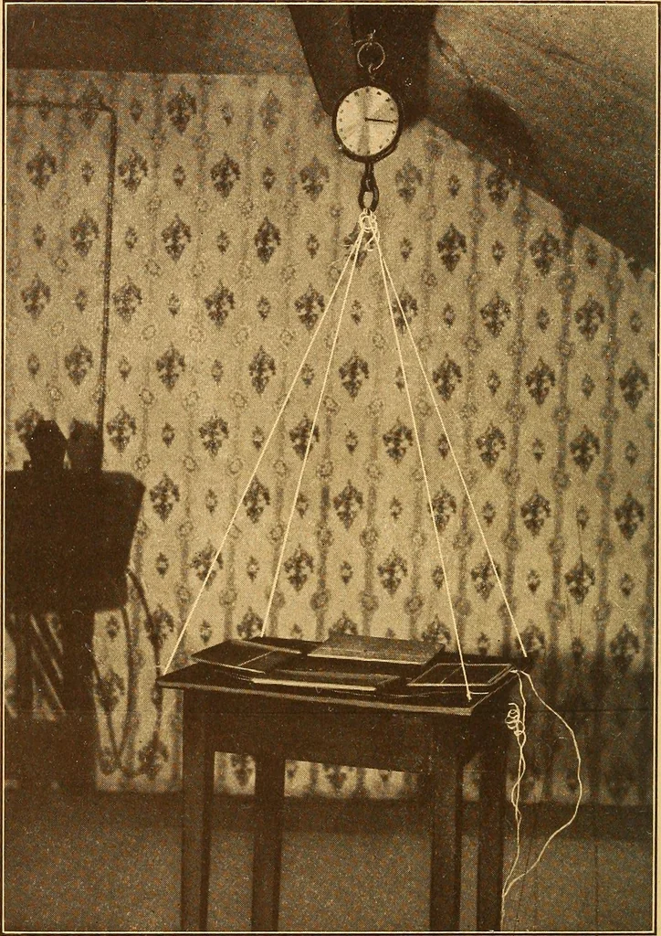 An illustration from Hints and observations for those investigating the phenomena of spiritualism, 1918, leaf 96