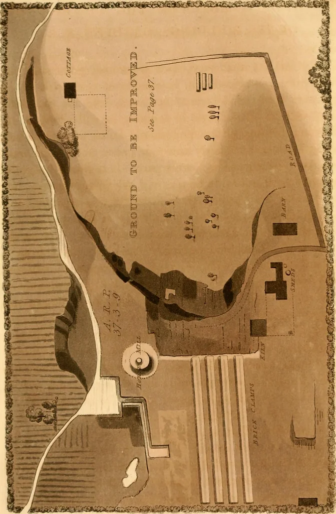 An illustration from Hints on ornamental gardening : consisting of a series of designs for garden buildings, useful and decorative gates, fences, railroads, &c., accompanied by observations on the principles and theory of rural improvement, interspersed with occasional remarks on rural architecture., 1823, leaf 38