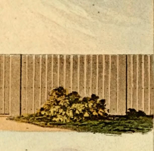 An illustration from Hints on ornamental gardening : consisting of a series of designs for garden buildings, useful and decorative gates, fences, railroads, &c., accompanied by observations on the principles and theory of rural improvement, interspersed with occasional remarks on rural architecture., 1823, leaf 48