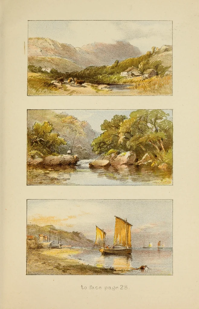 An illustration from Hints on sketching from nature, 1874, leaf 45