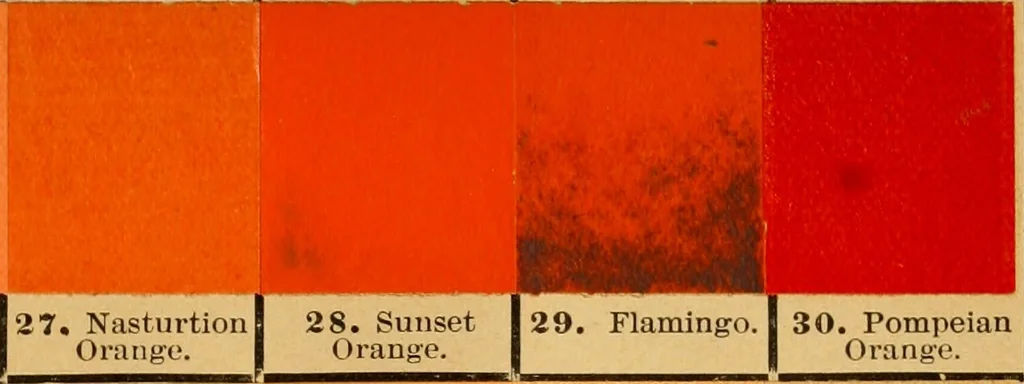 An illustration from Hints on tints and how to mix them : illustrated by one hundred and seventy-five specimens of tints, with an introductory essay on color and colors by Henry Leidel., 1893, leaf 48