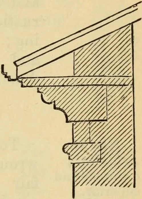An illustration from Hints to young architects, comprising advice to those who, while yet at school, are destined to the profession, to such as, having passed their pupilage, are about to travel and to those who, having completed their education, are about to practise, together with a model specification involving a great variety of instructive and suggestive matter, 1887, leaf 250