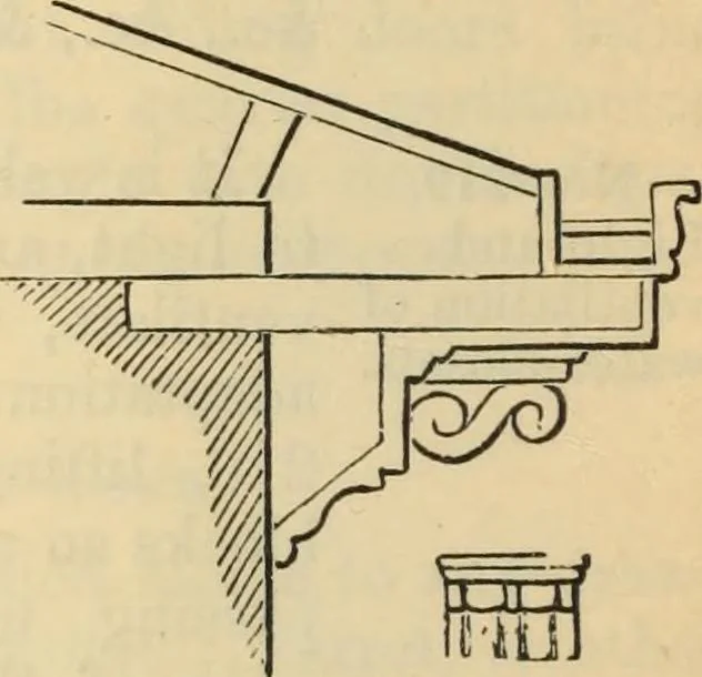 An illustration from Hints to young architects, comprising advice to those who, while yet at school, are destined to the profession, to such as, having passed their pupilage, are about to travel and to those who, having completed their education, are about to practise, together with a model specification involving a great variety of instructive and suggestive matter, 1887, leaf 289