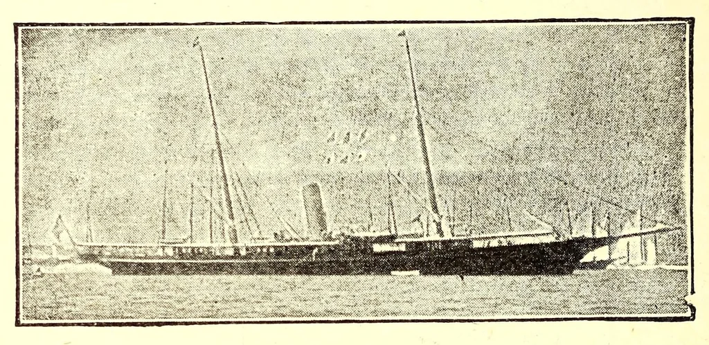 An illustration from Hints to young yacht skippers, 1904, leaf 132