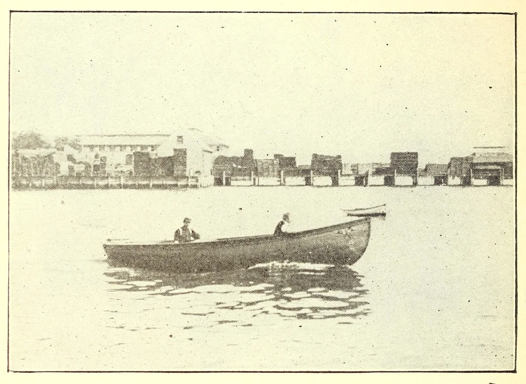 An illustration from Hints to young yacht skippers, 1904, leaf 138