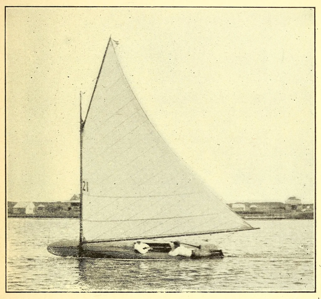 An illustration from Hints to young yacht skippers, 1904, leaf 139
