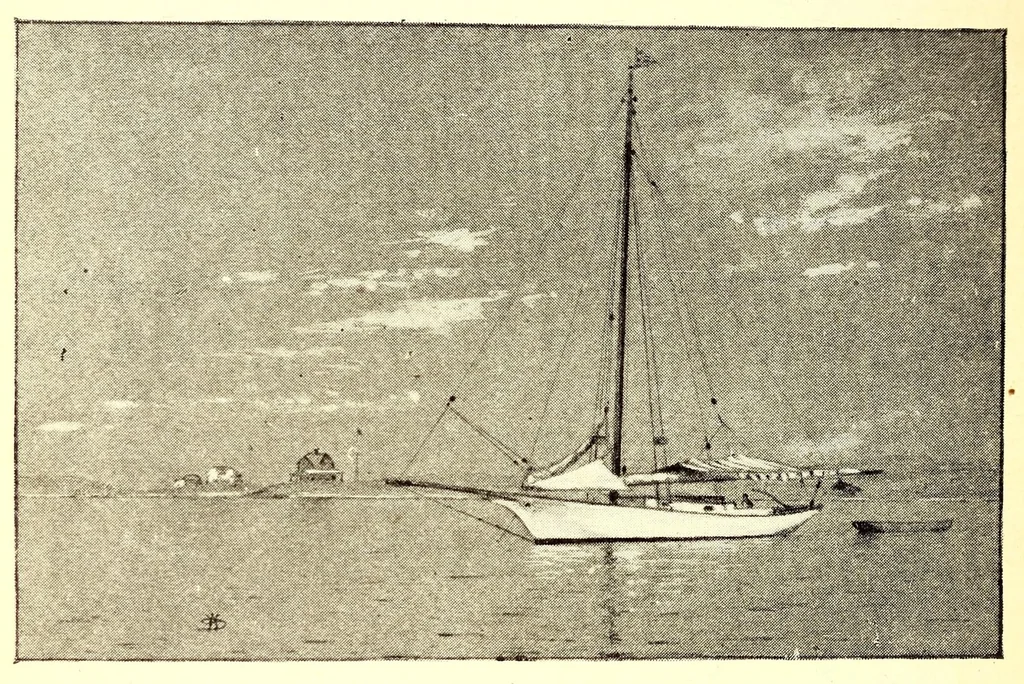 An illustration from Hints to young yacht skippers, 1904, leaf 80
