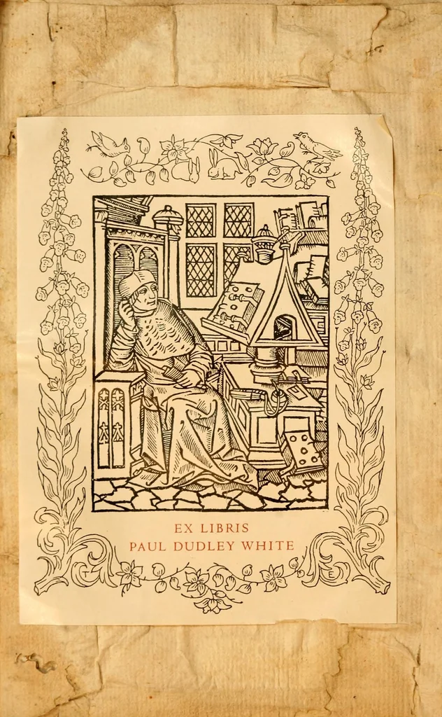 An illustration from Hippocratis Coi medicorum omnium sine controversia principis Aphorismorum sectiones septe[m] : recens è Graeco in Latinum sermone[m] co[n]uersae, & luculentissimis, ijsdemq[ue] breuiss. co[m]mentarijs illustratae & expositae : adiectis annotationibus, in quibus quotquot sunt in Galeni Commentarijs loci difficiles, ad unguem explicantur, 1545, leaf 2