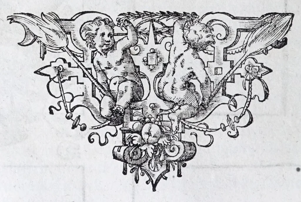 An illustration from Hippopronia : grundtlicher vnnd eigentlicher Bericht inn zwey Bücher verfasset : erstlichen, von Art vnd Eygenschafft der Pferde, wie die auff allerhand vnd vilfaltige Manieren vnd Weisen zu zeumen vnnd abzurichten : mit darzu gehöriger Mundstucken vnd Stangen, vff vnd Abrisse vnd andern künstlichen Figurẽ vorgebildt : so dann fürs ander von derselben Zufäll vnnd Kranckheiten, auch bewehrter Mittel, Curation vnd heilsamen Artzneyen gegründte Beschreibung : alles durch langwirige Erfahrung ... zusam̃en gebracht, vnd ... vor Jaren in Truck verfertigt, 1599, leaf 24