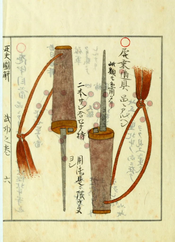 An illustration from Hippu zukai : buk no maki, 1710, leaf 17