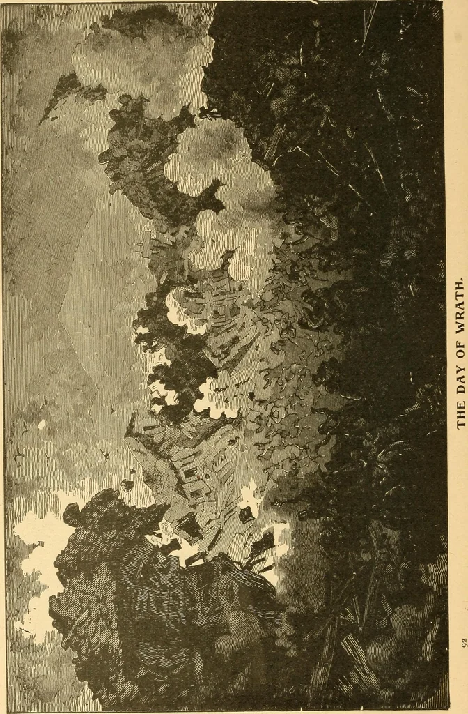 An illustration from His glorious appearing: an exposition of Matthew twenty-four, 1904, leaf 98