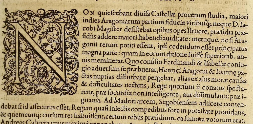 An illustration from Hispaniae illustratæ seu Rerum vrbiumq. Hispaniæ, Lusitaniæ, Æthiopiæ et Indiæ scriptores varii. : Partim editi nunc primum, partim aucti atque emendati. : Quorum seriem sequens post præfationem pagina exhibet. : Tomis aliquot diuisi., 1603, leaf 1289