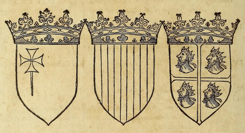 An illustration from Hispaniae illustratæ seu Rerum vrbiumq. Hispaniæ, Lusitaniæ, Æthiopiæ et Indiæ scriptores varii. : Partim editi nunc primum, partim aucti atque emendati. : Quorum seriem sequens post præfationem pagina exhibet. : Tomis aliquot diuisi., 1603, leaf 8