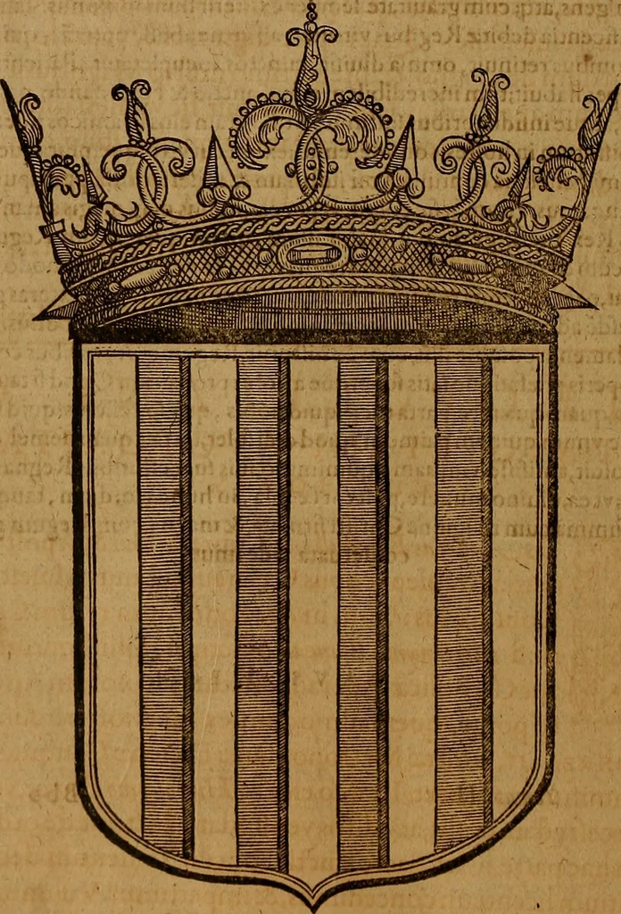 An illustration from Hispaniae illvstratæ; sev. Rervm. vrbivmq. Hispaniæ, Lvsitaniæ, Æthiopiæ et Indiæ scriptores varii., 1603, leaf 583