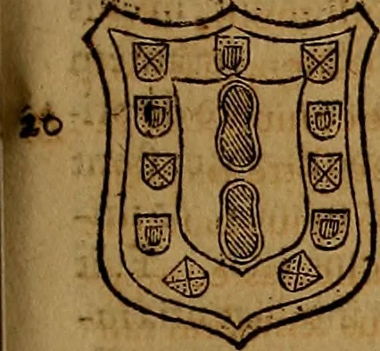 An illustration from Hispaniae illvstratæ; sev. Rervm. vrbivmq. Hispaniæ, Lvsitaniæ, Æthiopiæ et Indiæ scriptores varii., 1603, leaf 818