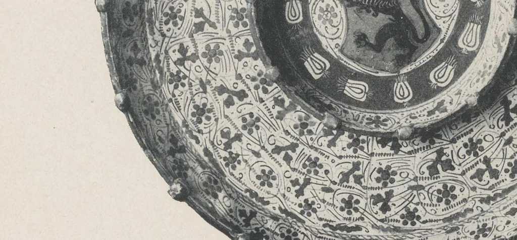 An illustration from Hispano-Moresque ware of the XV. century : a contribution to its history and chronology based upon armorial specimens, 1904, leaf 140