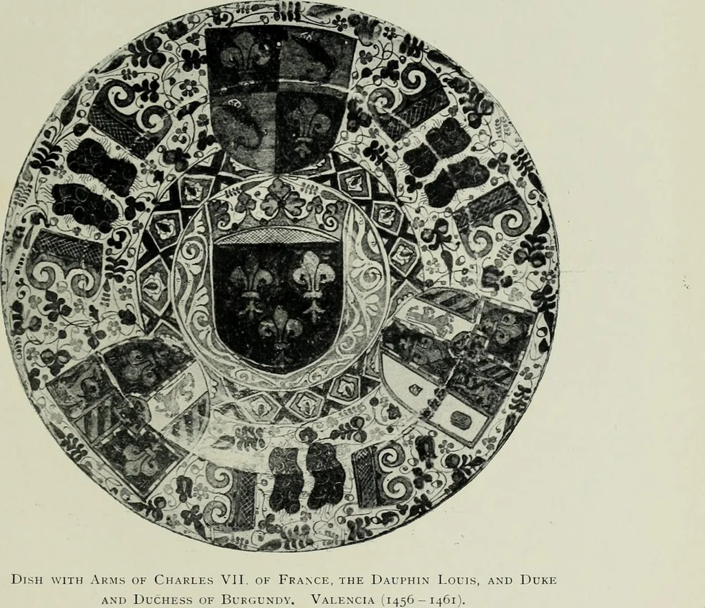 An illustration from Hispano-Moresque ware of the XV. century : a contribution to its history and chronology based upon armorial specimens, 1904, leaf 115