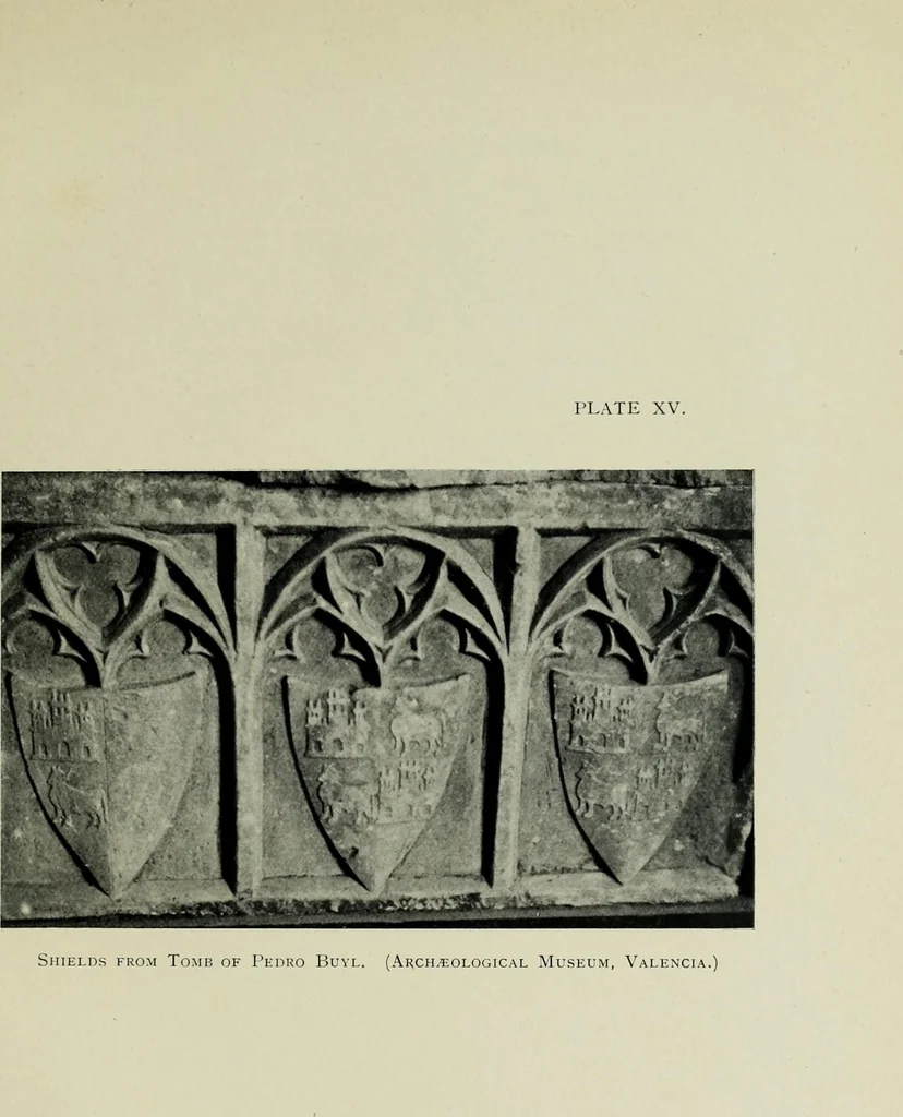 An illustration from Hispano-Moresque ware of the XV. century : a contribution to its history and chronology based upon armorial specimens, 1904, leaf 123