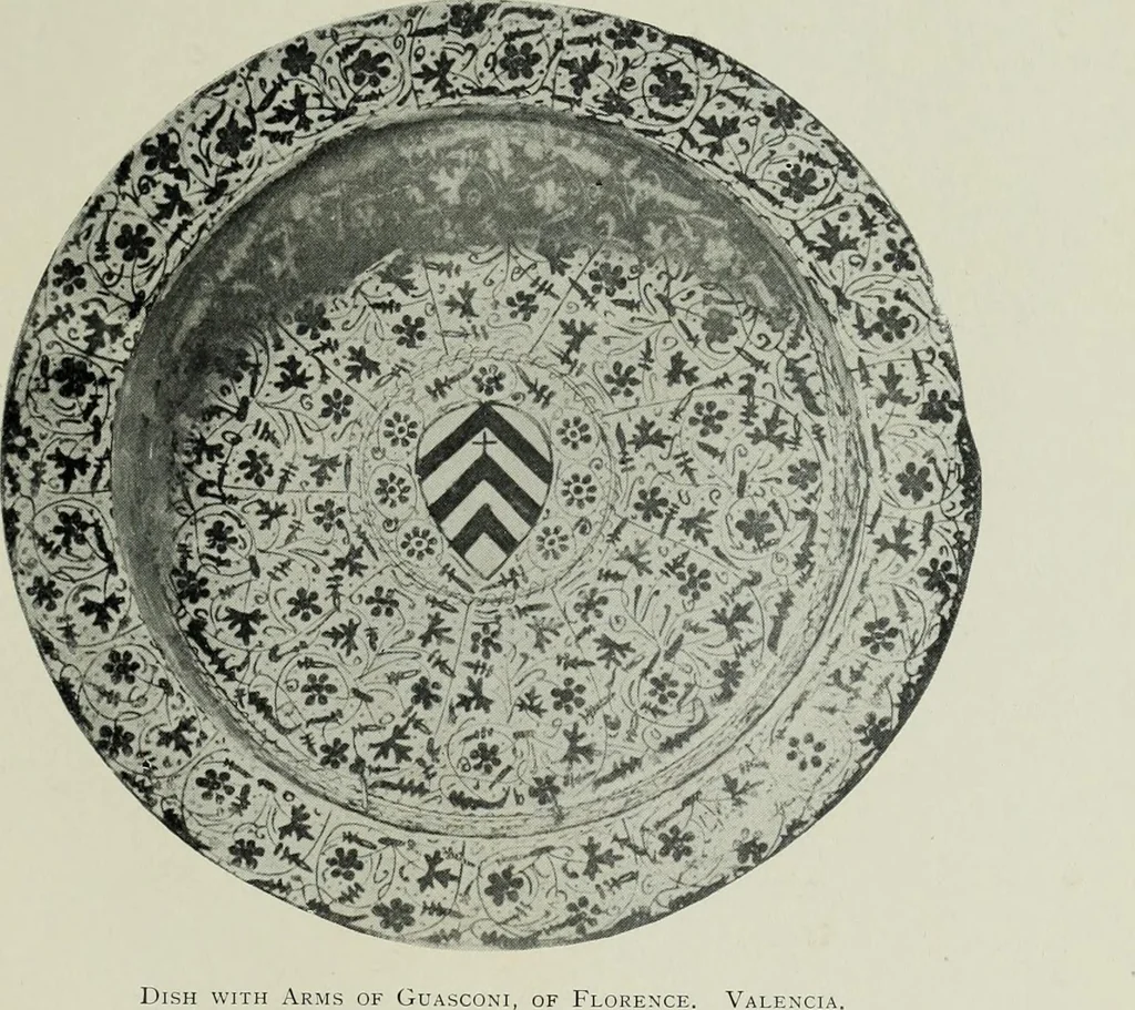 An illustration from Hispano-Moresque ware of the XV. century : a contribution to its history and chronology based upon armorial specimens, 1904, leaf 139