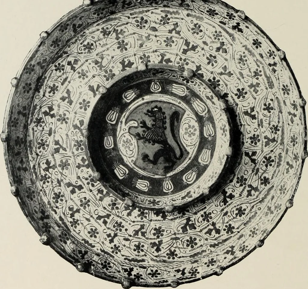An illustration from Hispano-Moresque ware of the XV. century : a contribution to its history and chronology based upon armorial specimens, 1904, leaf 142