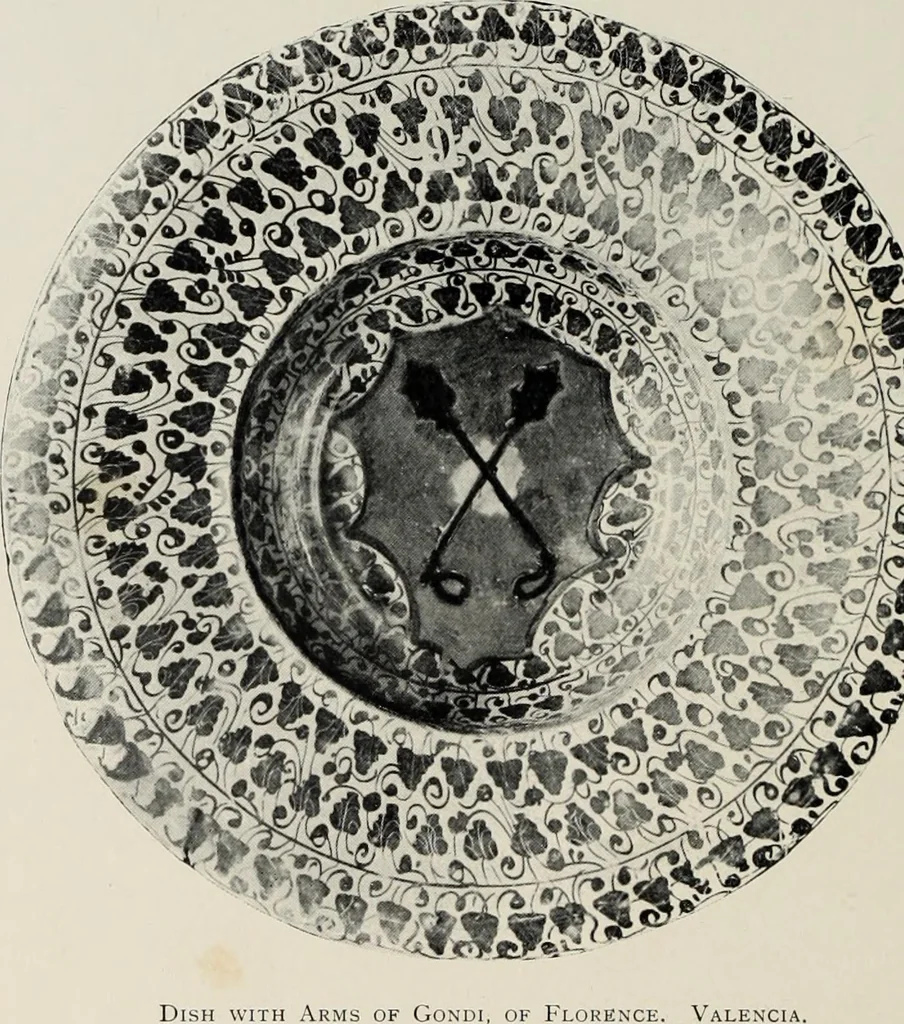 An illustration from Hispano-Moresque ware of the XV. century : a contribution to its history and chronology based upon armorial specimens, 1904, leaf 162