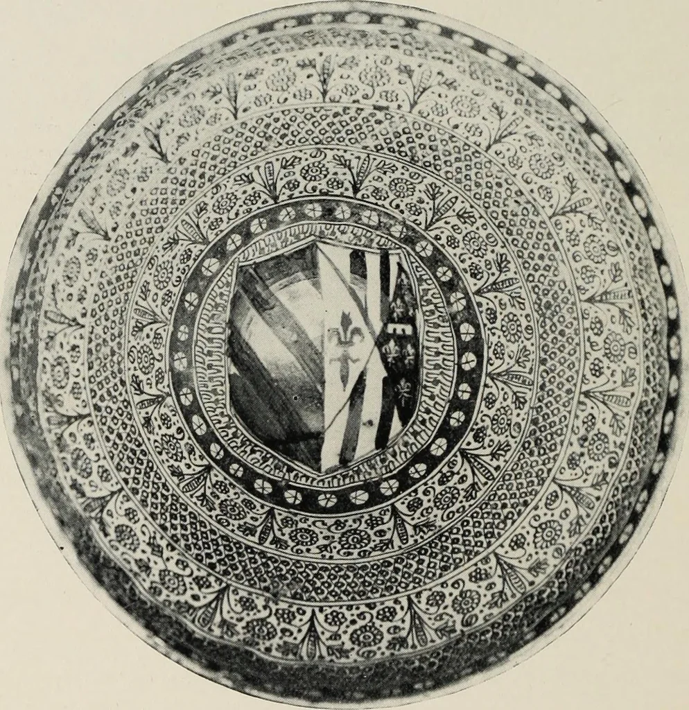 An illustration from Hispano-Moresque ware of the XV. century : a contribution to its history and chronology based upon armorial specimens, 1904, leaf 176