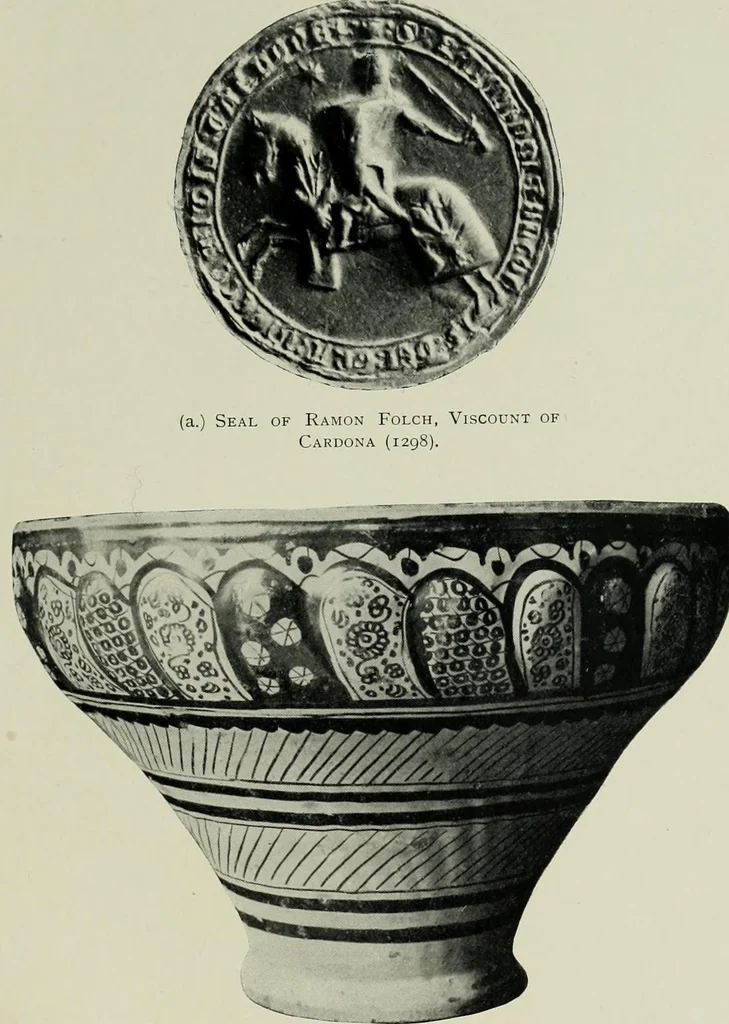 An illustration from Hispano-Moresque ware of the XV. century : a contribution to its history and chronology based upon armorial specimens, 1904, leaf 179