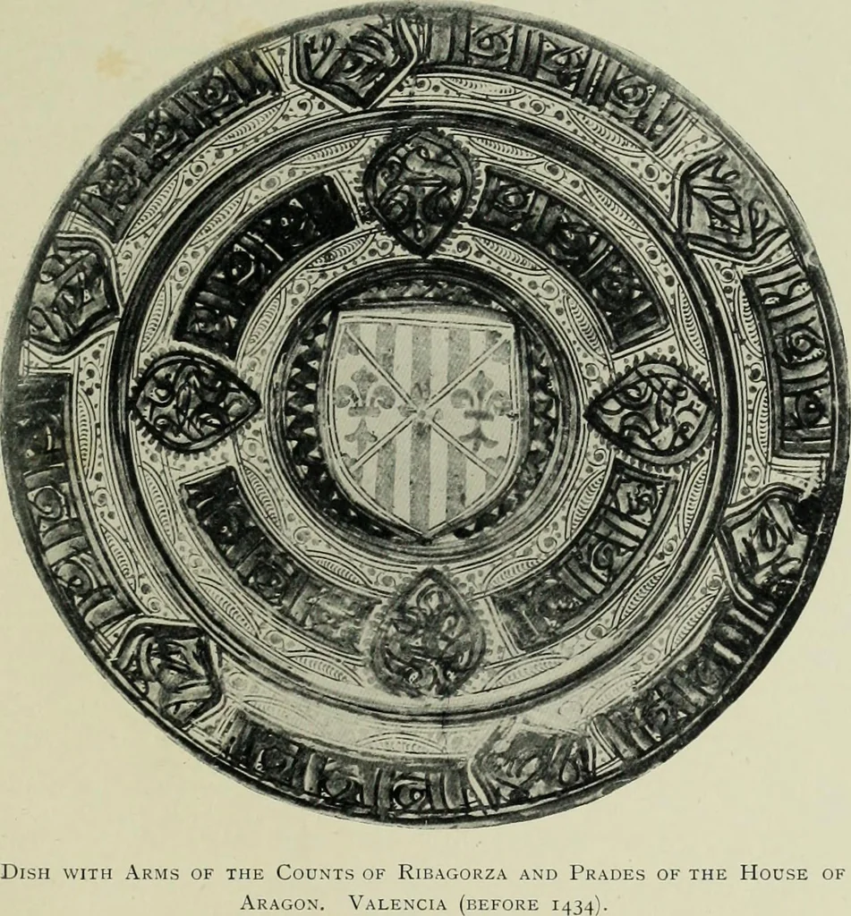 An illustration from Hispano-Moresque ware of the XV. century : a contribution to its history and chronology based upon armorial specimens, 1904, leaf 79