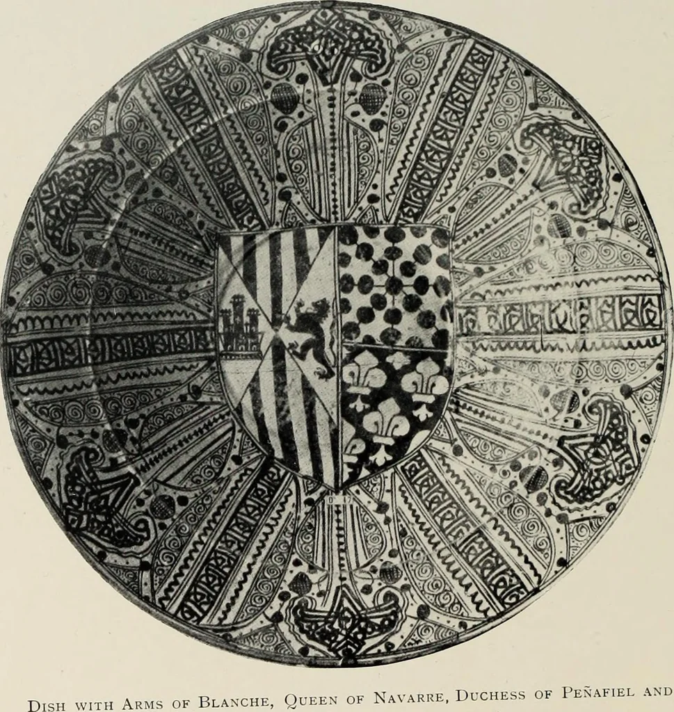 An illustration from Hispano-Moresque ware of the XV. century : a contribution to its history and chronology based upon armorial specimens, 1904, leaf 86