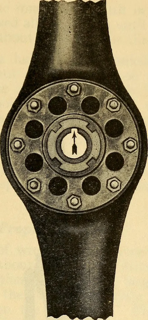 An illustration from Hispano-Suiza aeronautical engines, Birkigt patents. Instruction book, September, 1918, series no. 6H, 1918, leaf 97