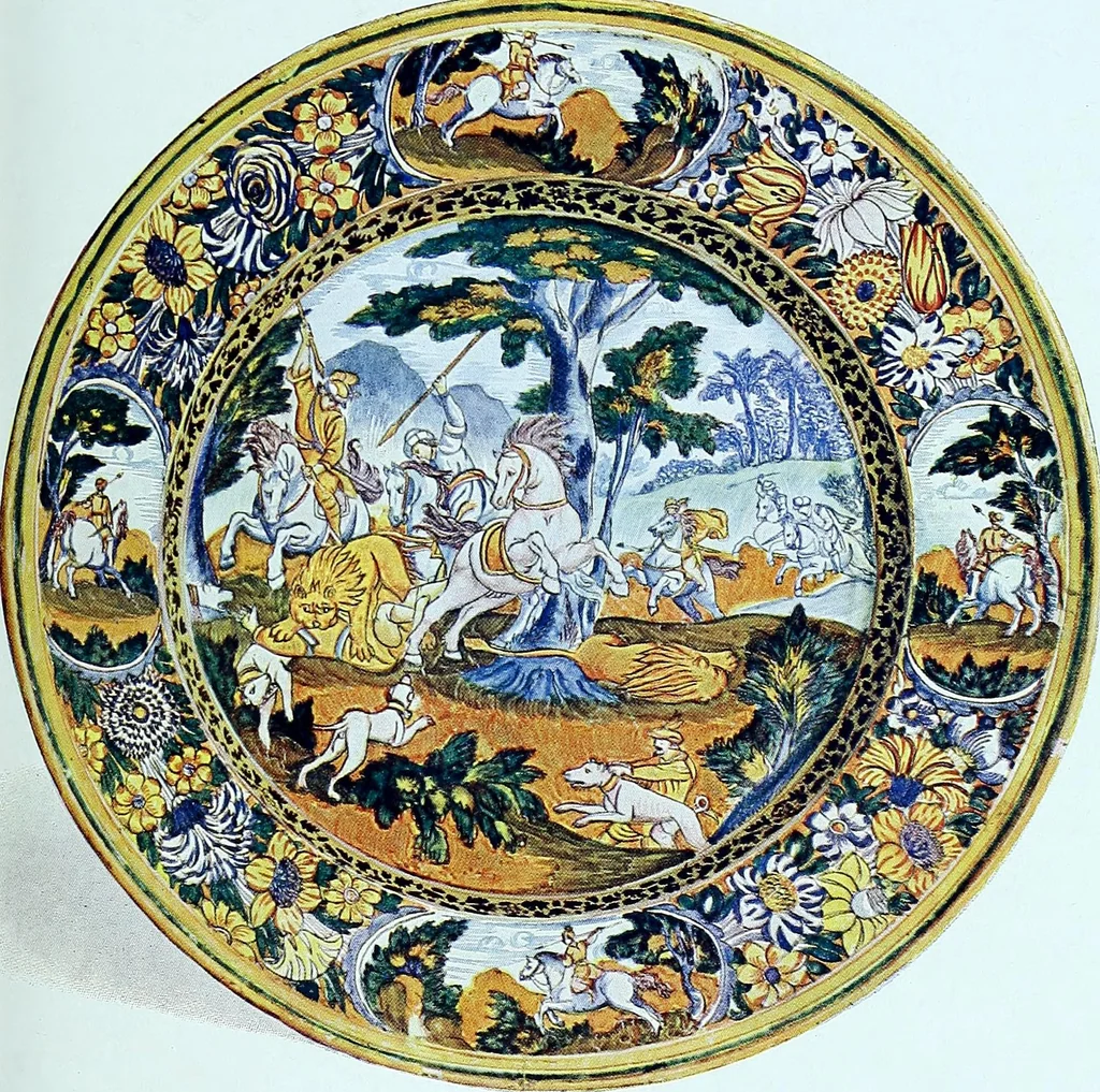 An illustration from A history and description of the old French faïence, with an account of the revival of faïence painting in France, 1903, leaf 109