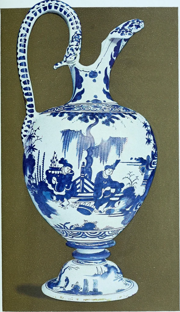 An illustration from A history and description of the old French faïence, with an account of the revival of faïence painting in France, 1903, leaf 125