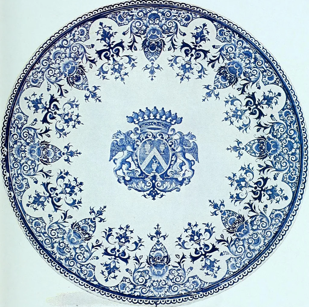 An illustration from A history and description of the old French faïence, with an account of the revival of faïence painting in France, 1903, leaf 141