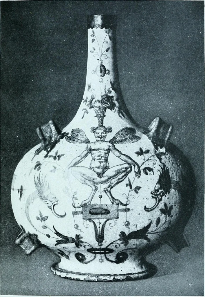 An illustration from A history and description of the old French faïence, with an account of the revival of faïence painting in France, 1903, leaf 143