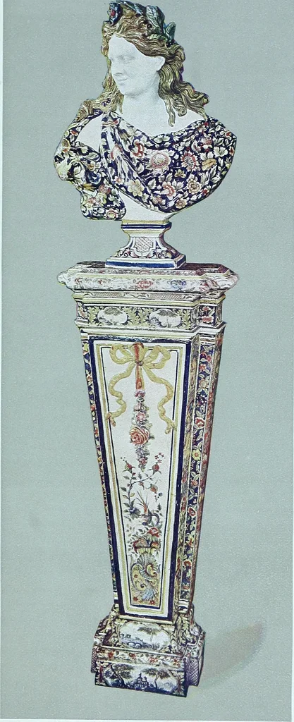 An illustration from A history and description of the old French faïence, with an account of the revival of faïence painting in France, 1903, leaf 153