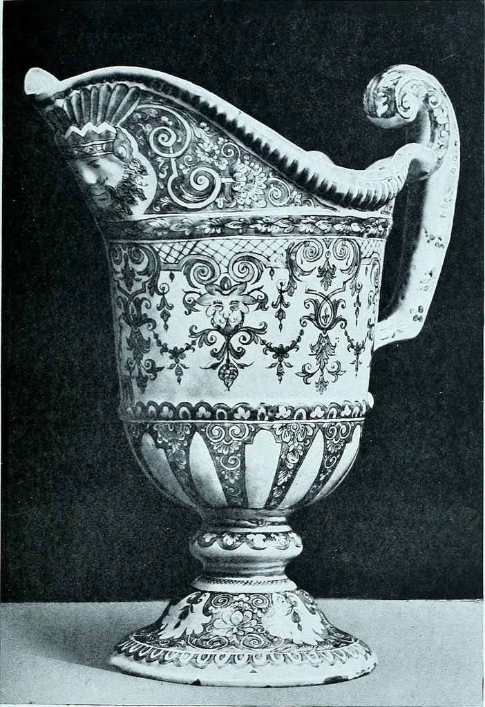 An illustration from A history and description of the old French faïence, with an account of the revival of faïence painting in France, 1903, leaf 171